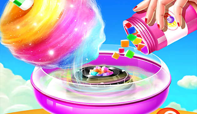 Sweet Cotton Candy Shop: Süßigkeiten Kochmaschine Spiel