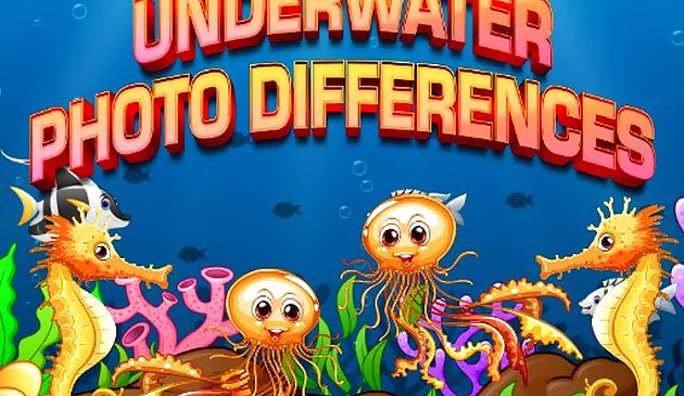 اختلافات الصور تحت الماء
