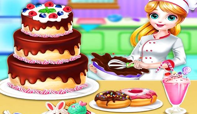 Sweet Bakery Chef Mania- Kuchenspiele für Mädchen