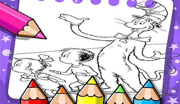 Cat In The Hat Coloring Book