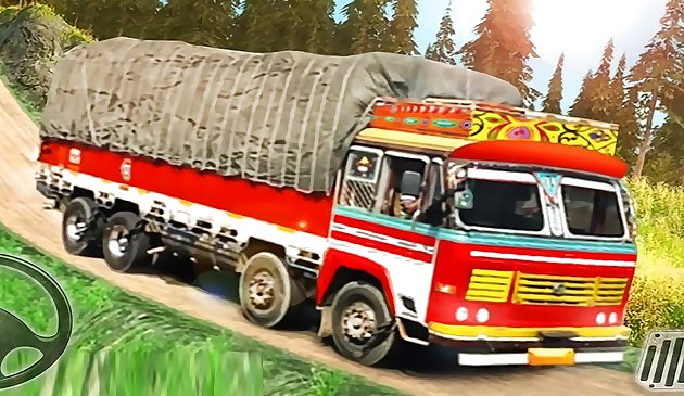 アジアの本当の貨物トラックの運転手:オフロードトラックシミュレータ