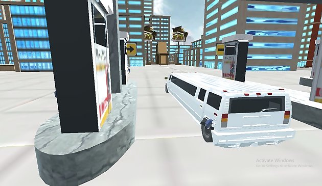 Luxus Limo Taxi Driver City Spiel