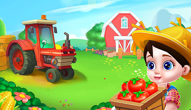 아이들을위한 농장 하우스 농업 게임