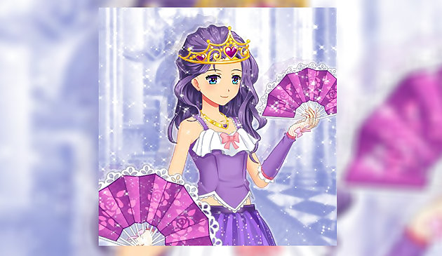 Anime princesa juego de vestir