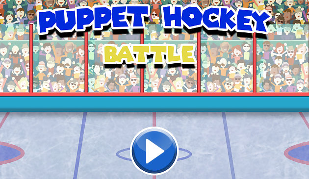 Batalla de hockey de títeres