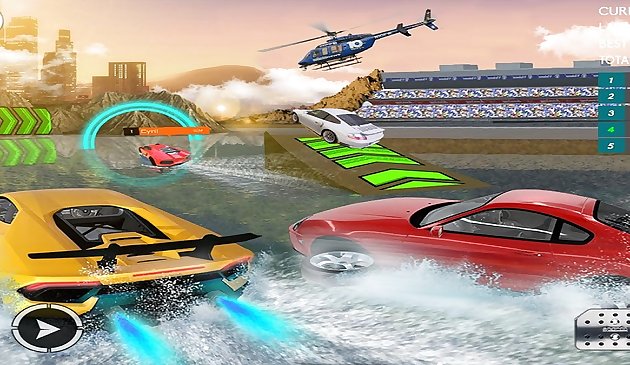 Water Car Stunt Racing 2019 3D Cars Stunt Giochi
