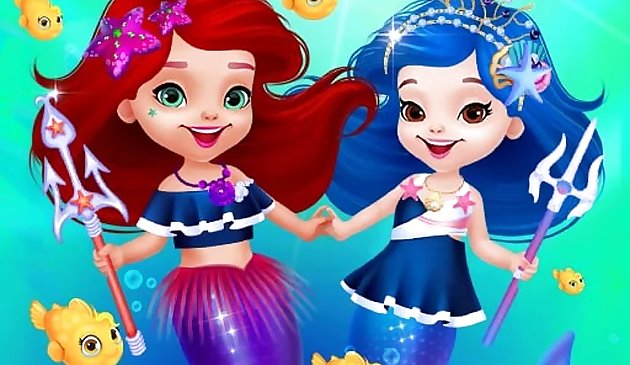 Kızlar için sevimli denizkızı giydirme oyunu