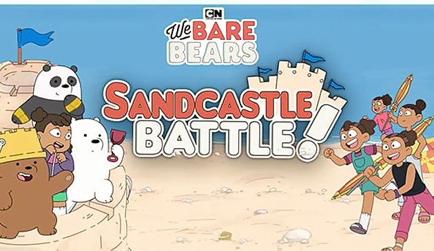 Bataille de châteaux de sable - We Bare Bears
