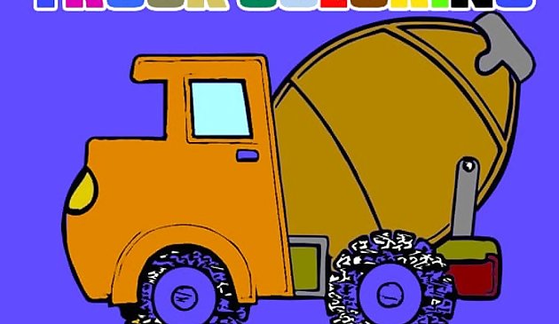 Caminhões Livro de Colorir