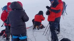 Альпинисты опровергли слухи, будто застряли в бурю на вулкане в Антарктиде