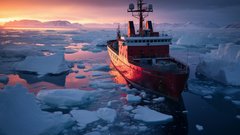 Ледоколы России оказали поддержку судам, столкнувшимся с ледяными преградами в Финском заливе