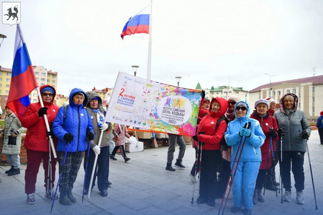 В Салехарде к Всероссийскому дню ходьбы присоединились более 700 ямальцев