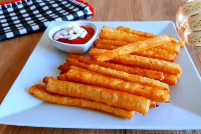 Картофельно-творожные палочки