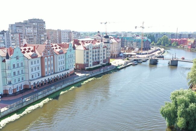 Калининград. Архивная фотография города, не иллюстрация конкретного заявления.