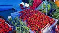 ярмарка фрукты овощи прилавок рынок 