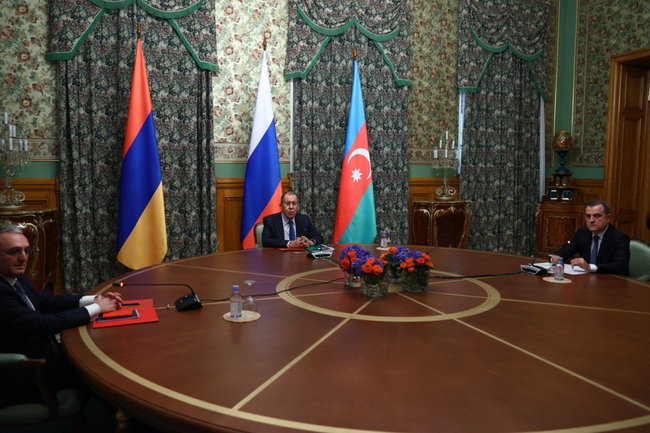 министры иностранных дел Российской Федерации, Азербайджанской Республики и Республики Армения