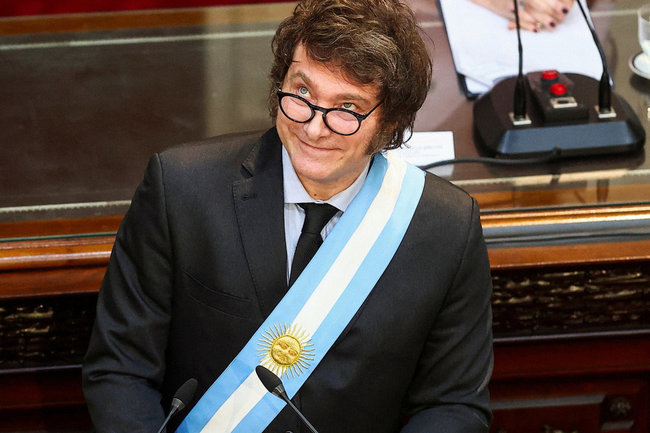 Президент Аргентины Хавьер Милей