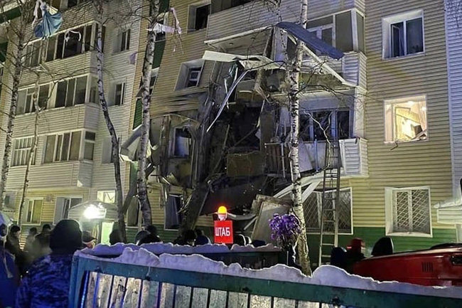 Нижневартовск взрыв газа обрушение дома 
