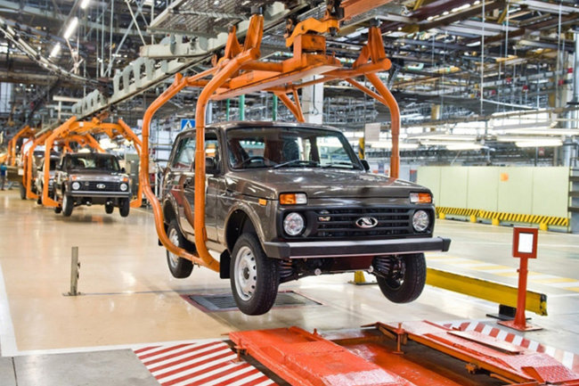 Автоваз производство автомобилей завод
