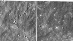 NASA представило фотографию кратера, возникшего на Луне из-за падения ракеты SpaceX