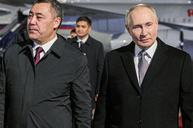 Владимир Путин и Садыр Жапаров