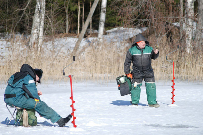рыбалка зима