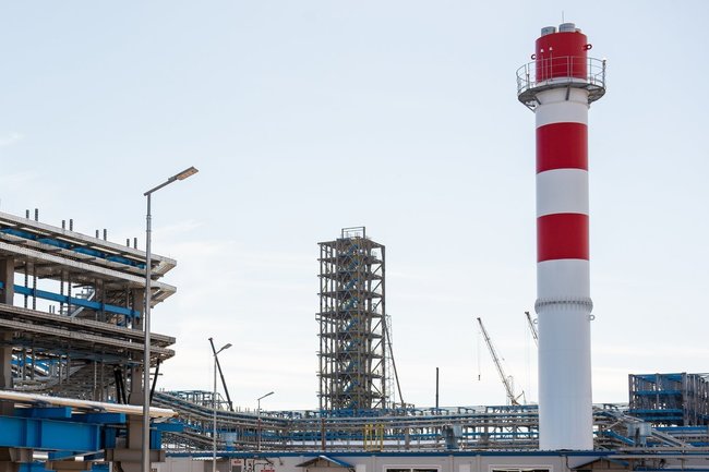 Газпром СПГ Портовая газопровод газ трубопровод 