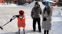 В Москве появился робот-уборщик улиц