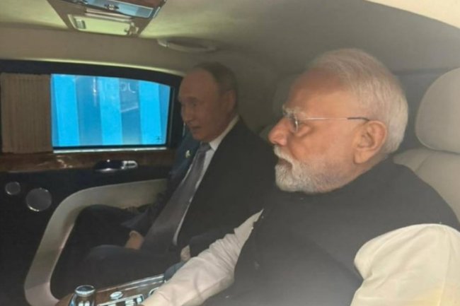 Владимир Путин / Нарендра Моди / Aurus