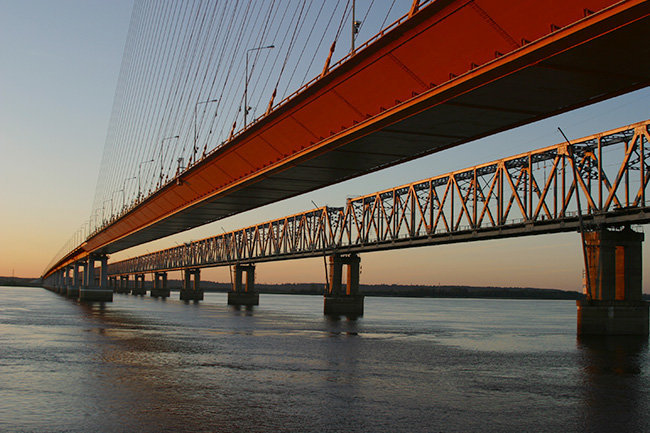 В Сургуте перекроют мост через реку Обь из-за ремонта