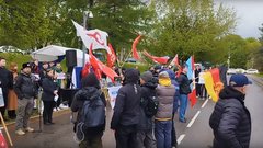 В Москве напротив посольства Германии прошел митинг против «зверинца на экспорт»