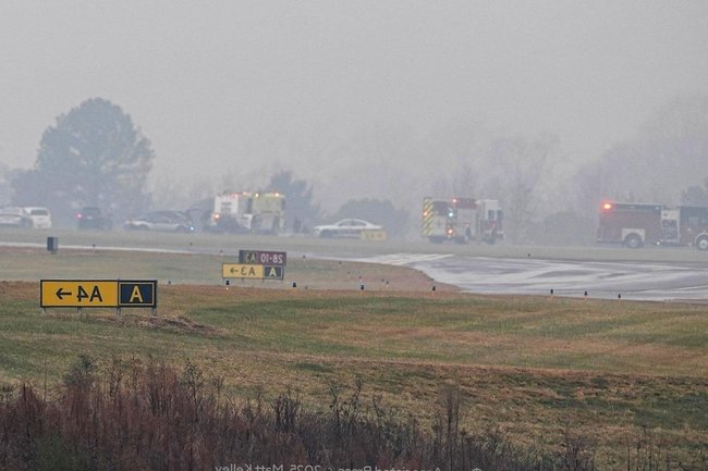 Крушение бизнес-джета Cessna 550 в США