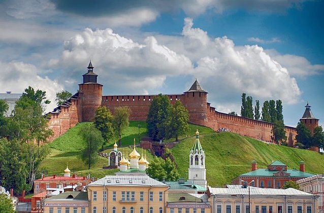 В Нижнем Новгороде укрепляют склоны возле кремля