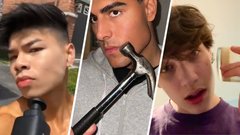 Подростки начали бить себя по лицу молотком в поисках идеальной внешности