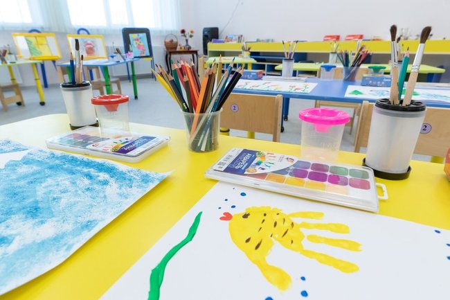 детский сад творчество краски развивашки 
