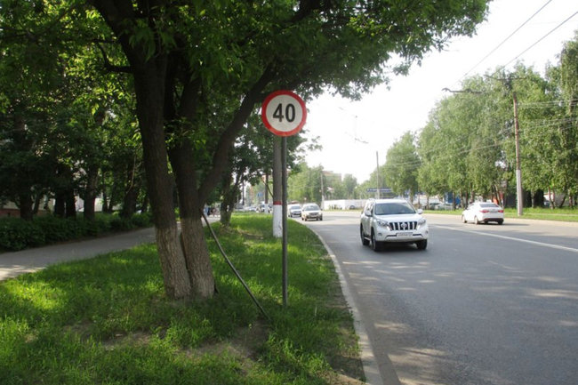 На чебоксарской улице ограничили скорость движения