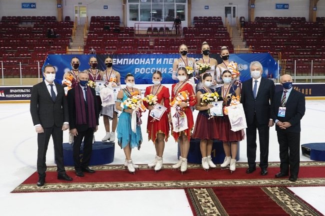 В Саранске завершились чемпионат и первенство РФ по синхронному катанию на коньках
