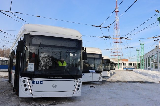 Чувашская Республика получила 7 новых троллейбусов троллейбус Чебоксары Чувашия 