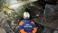 В Новосибирске продолжается разбор завалов после обрушения ТЦ