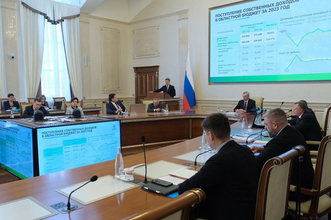Оперативное совещание в правительстве Новосибирской области
