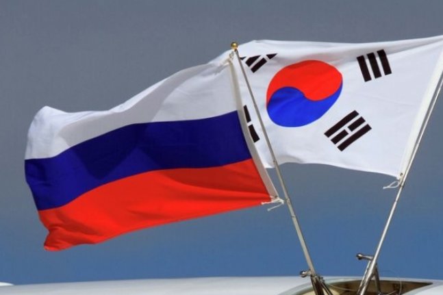 Флаги России и Южной Кореи - РИА Новости, 1920, 16.01.2026
