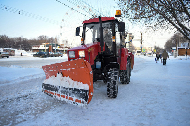 погода Киров жанр уборка снега снегоуборочная техника
