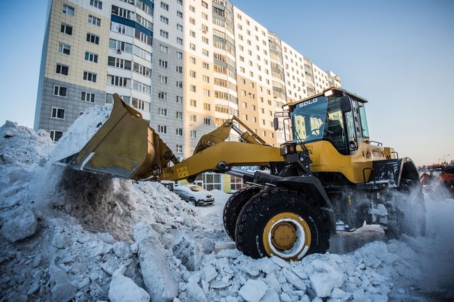 В Сургуте за выходные выпала половина месячной нормы снега
