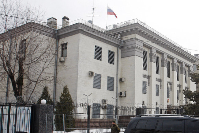 Украина Россия российское посольство Киев