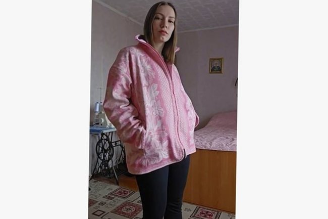 Куртка из советского покрывала