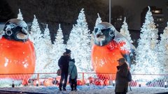 Площадка «Зима в Москве» открылась на Воробьевых горах