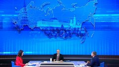 К прямой линии с Владимиром Путиным поступило свыше 1 миллиона заявок