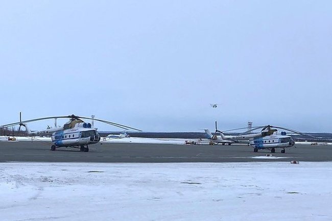 Вертолеты Ми-8 авиакомпании &quot;Ямал&quot;