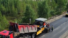 Ямальские дорожники приступили к ремонту участка от Губкинского до границы округа