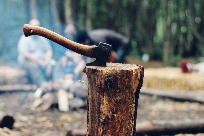 дача / топор / участок